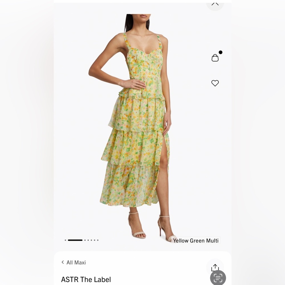 Floral Tiered Maxi Dress